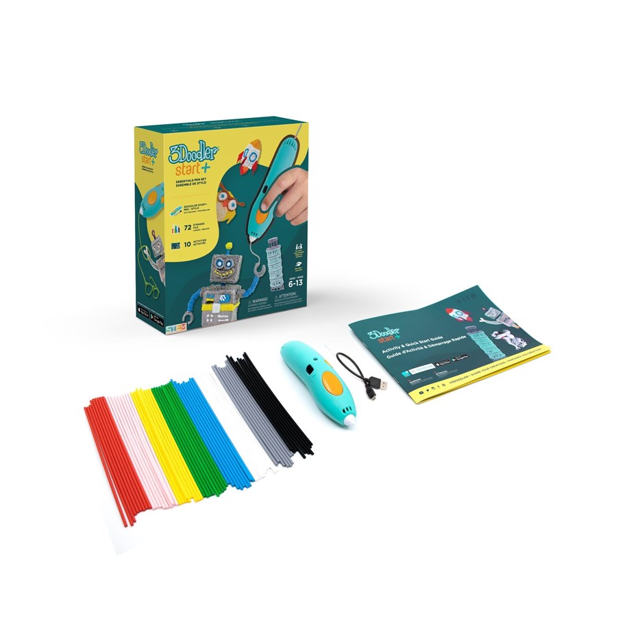 Kreativt Legetøj - 3Doodler Start+ Essentials 3D Printing Pen Set - SPLUS