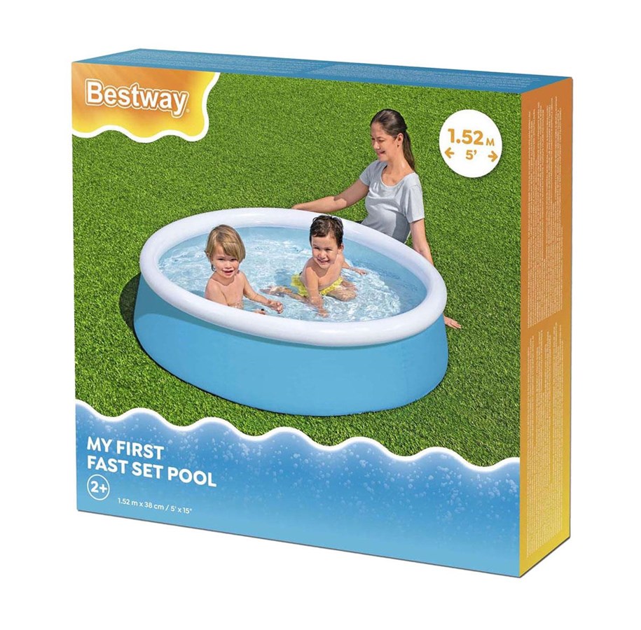Pools og Badebassiner - Bestway My First Fast Set Swimming Pool Round 152cm - 7020026002
