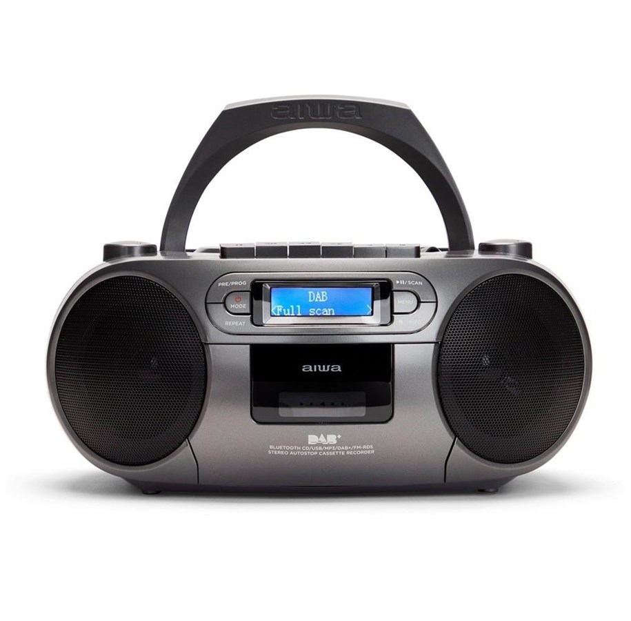 CD Player - Aiwa BBTC-660DAB-MG - Grey - BBTC-660DAB-MG