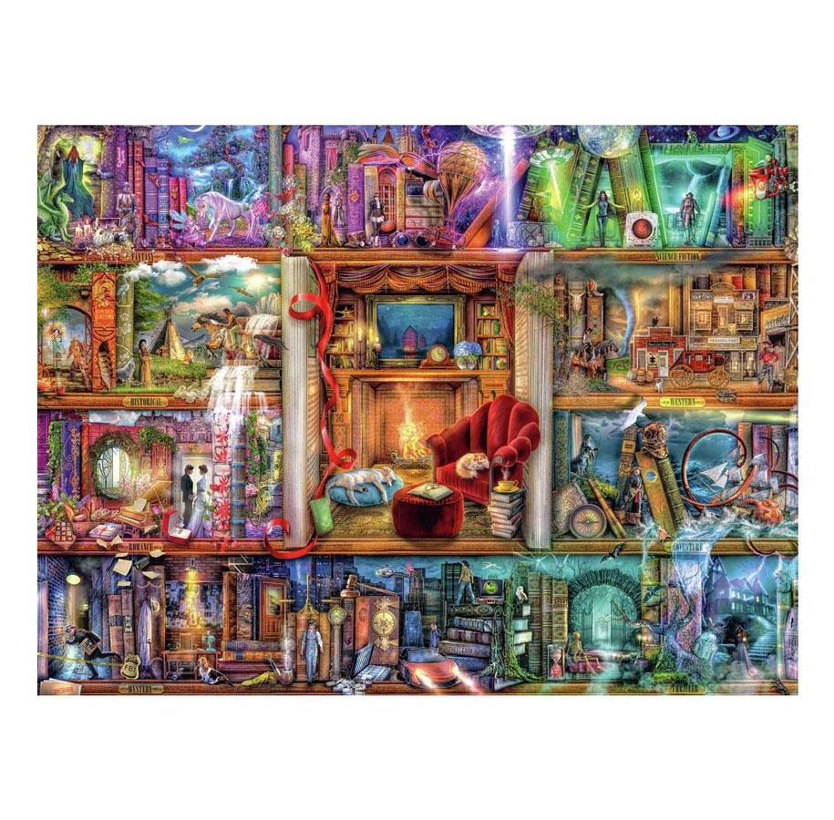 Puslespil - Ravensburger Jigsaw puzzle The Great Library 1500 pcs. Floor - 120001904