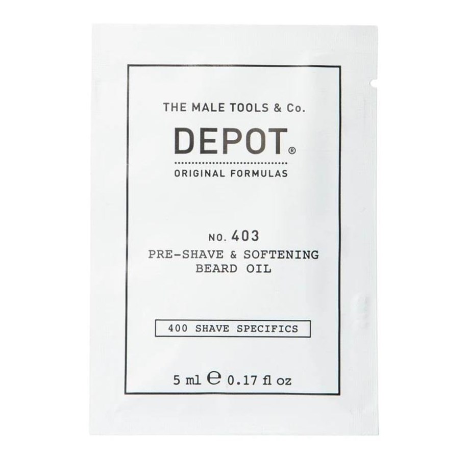 Ansigtspleje - Depot 400 Shave Specifics No. 403 Sweet Almond Softening Pre-Shaving Oil 5 ml - 8032274060956