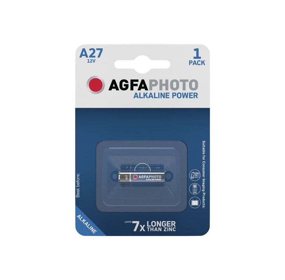 Batterier & batterigreb - Agfa Photo Alarm Controller battery x A27 / LR27A / LR27 / MN27 - Alkaline - 110-804705