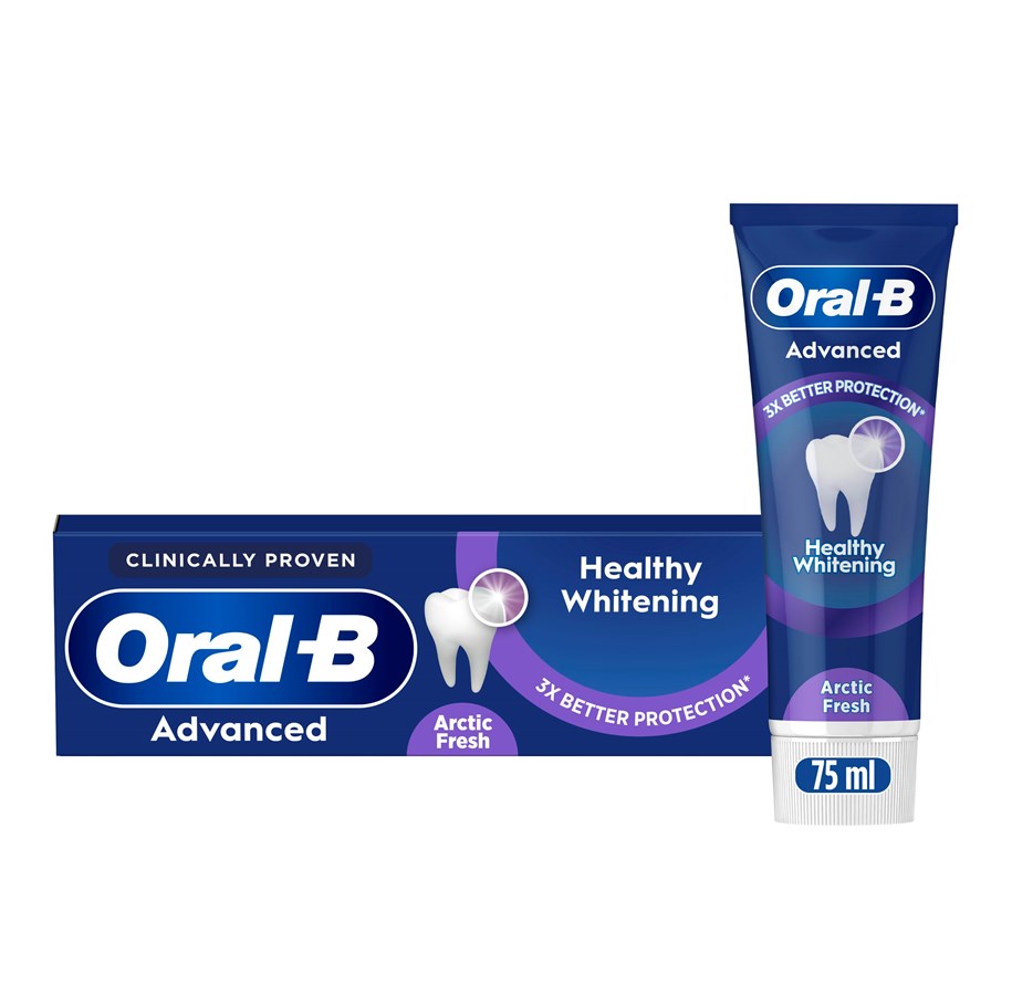 Eltandbørste - Oral-B Tandpasta Healthy Whitening - 75ml - 8700216667142