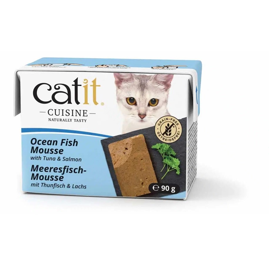 Katte - Catit - Cuisine Wet Food for cats - Ocean fish mousse 90 g - 42140