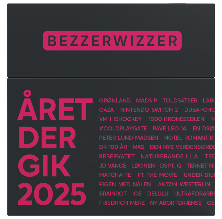 Brætspil - Bezzerwizzer Året der gik 2025 - BEZ1098DK