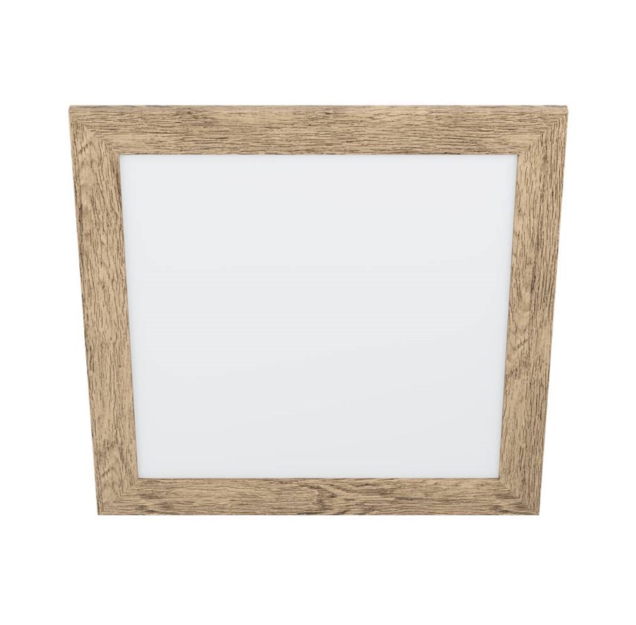 Lamper - EGLO PIGLIONASSO LOFT 500X500 RUSTIK TRÆ/HVID - 99435