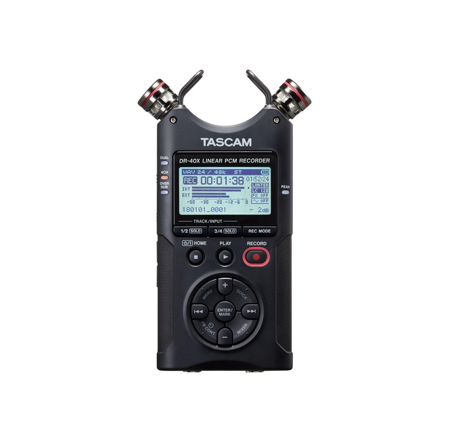 MP3 Afspiller & Stemmeoptager - Tascam DR-40X - voice recorder - MP3-Afspiller - DR-40X