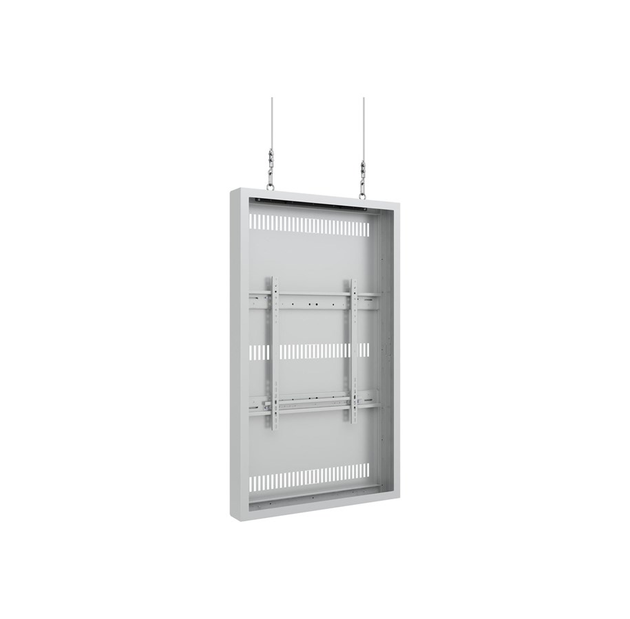 Vægbeslag, AV-Beslag & AV-Møbler - Multibrackets M Pro Series enclosure - medium - for digital signage panel - high brightness wire - white RAL 9005 - Max 25 kg - recommended for 55" - 7350105219955