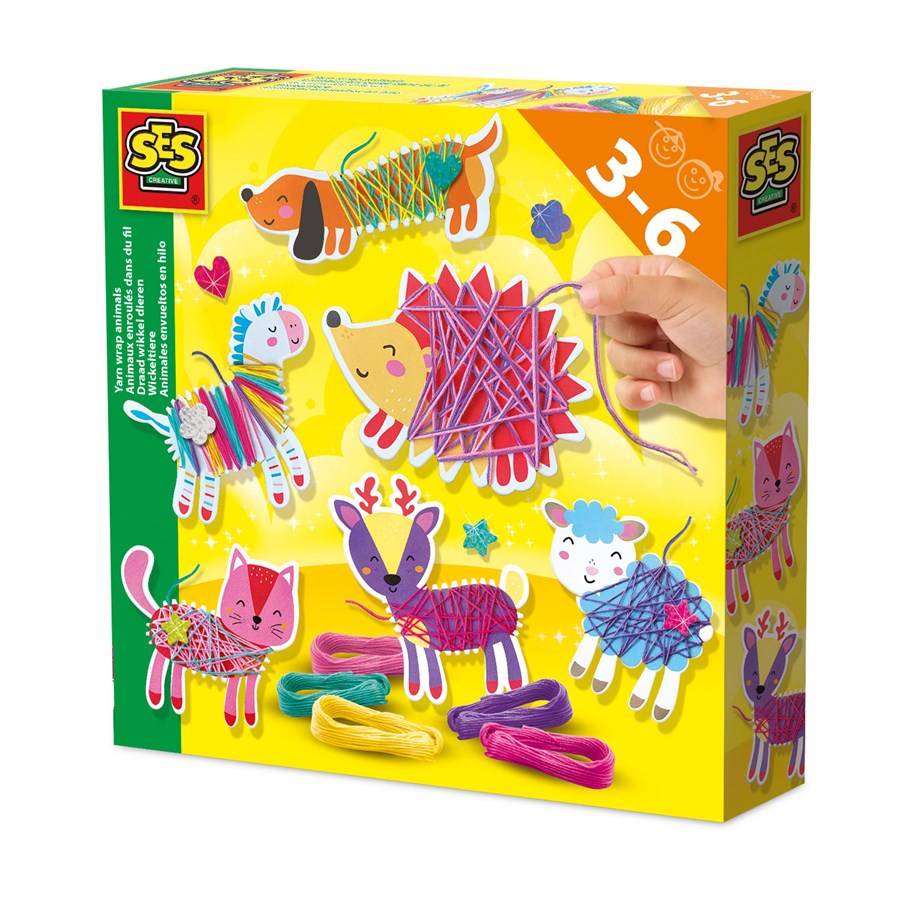 Kreativitet & Hobbyartikler - SES Creative - Wire Wrap Animals - 14024