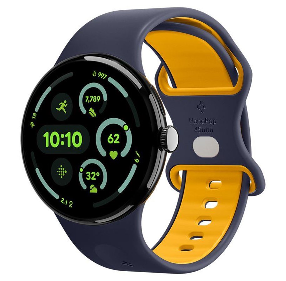 Smartwatch - Tilbehør - Spigen Nano Pop Band - blueberry navy - Google Pixel Watch 4/3 45mm - AMP09490