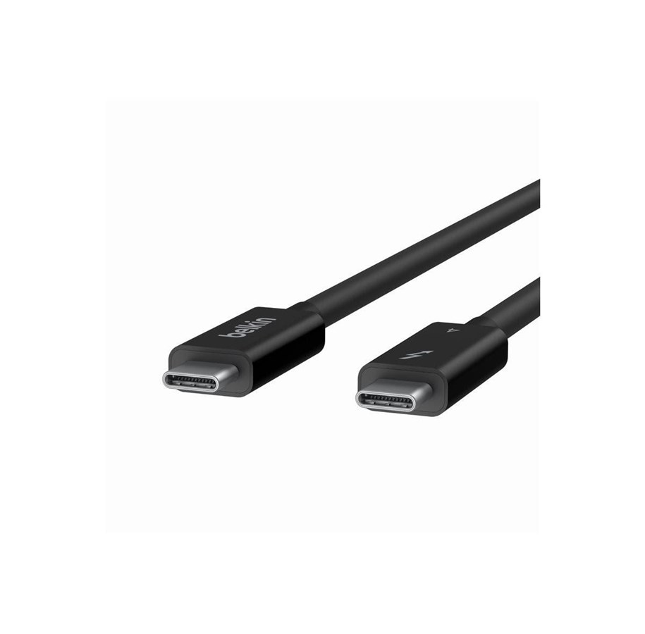 FireWire / ThunderBolt kabel - Belkin CONNECT - Thunderbolt cable - 24 pin USB-C to 24 pin USB-C - 1 m - INZ003BT1MBK
