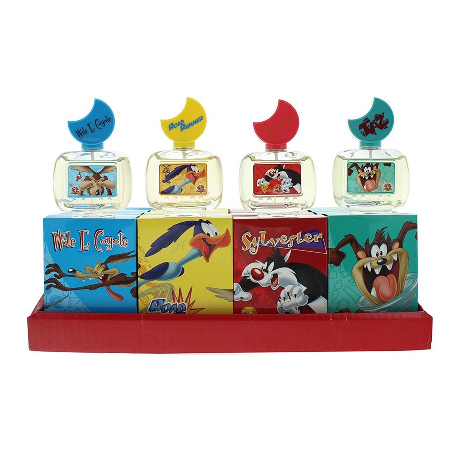 Gaveæsker - Looney tunes 4 mini Eau De Toilette 20ml.- Gaveæske - 15060025824410