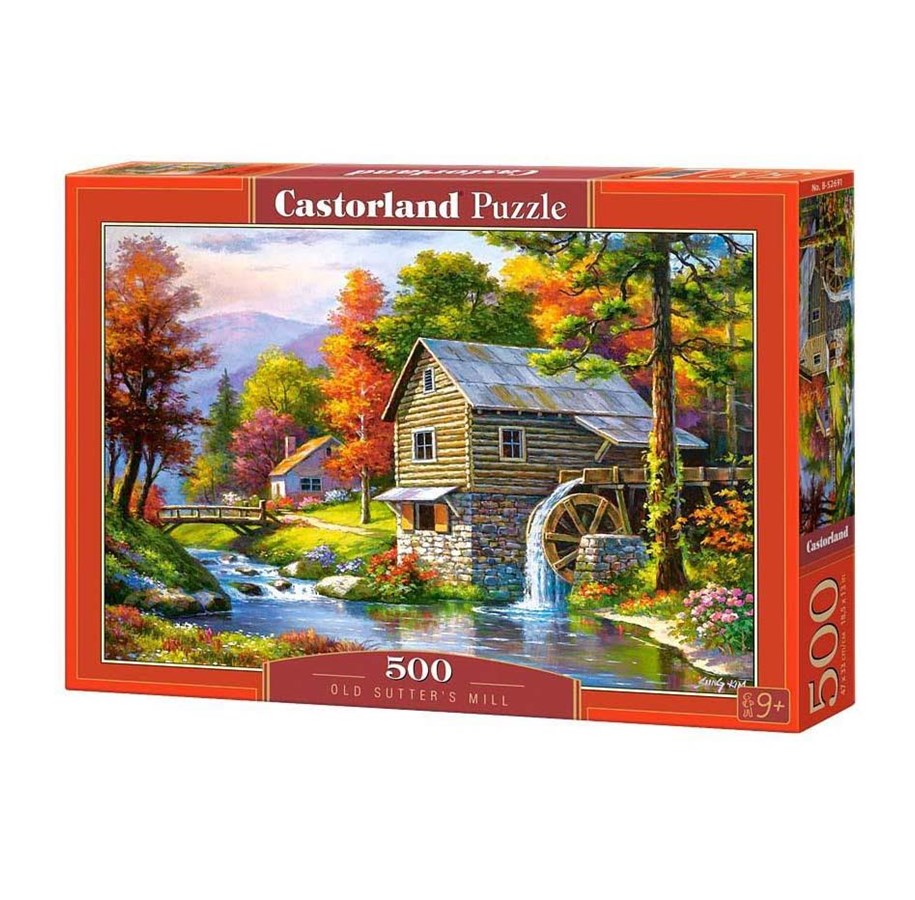 Puslespil - Selecta Play Castorland Jigsaw puzzle Old Sutter's mill 500 pcs. Floor - B-52691