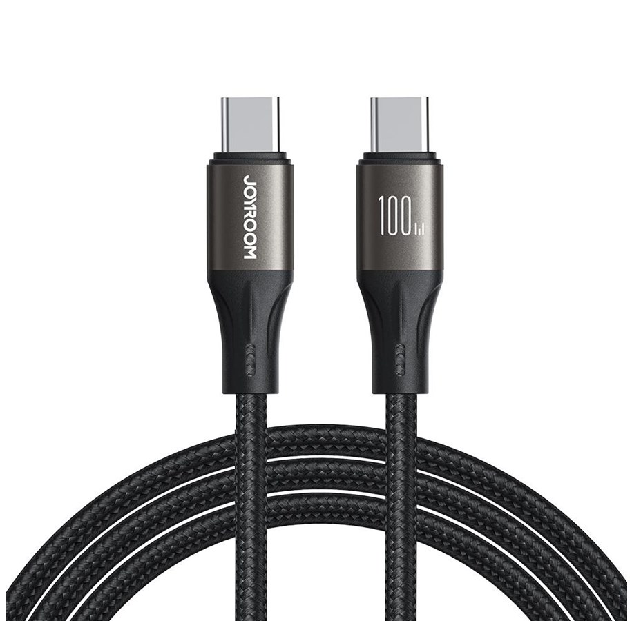 USB kabel - Joyroom Light-Speed ​​Series S-A25 USB-C / USB-C cable 100W 1.2m - black - Joyroom SA25-CC5 Light-Speed Series 100W Fast Char