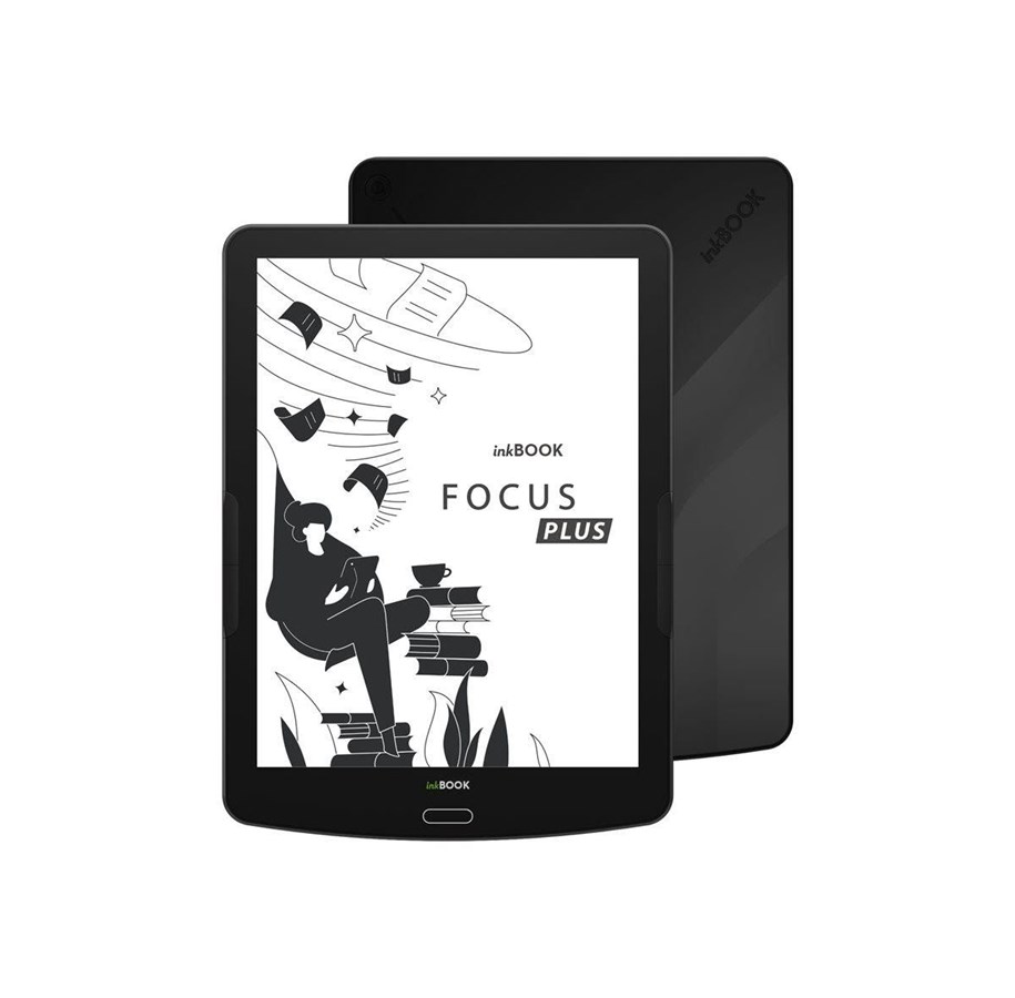E-bogslæser - inkBOOK Focus Plus - eBook reader -  OS - 32 GB - 7.8" - IB_FOCUS_PLUS_BK