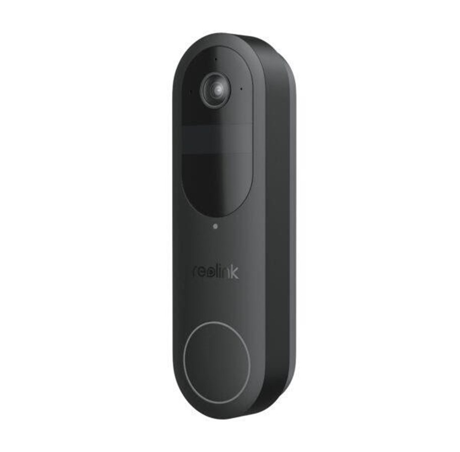 Smart Home - REOLINK Video Doorbell WiFi - Black 2K | 4MP | Wir - DB2K03B