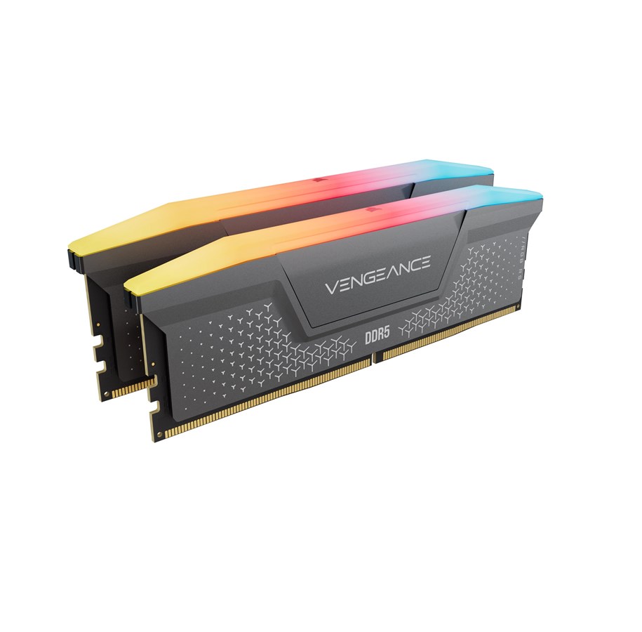 RAM - Corsair Vengeance RGB RS DDR5-6000 - 32GB - CL36 - Dual Channel (2 pcs) - AMD EXPO & Intel XMP - Grå - CMG32GX5M2E6000Z36