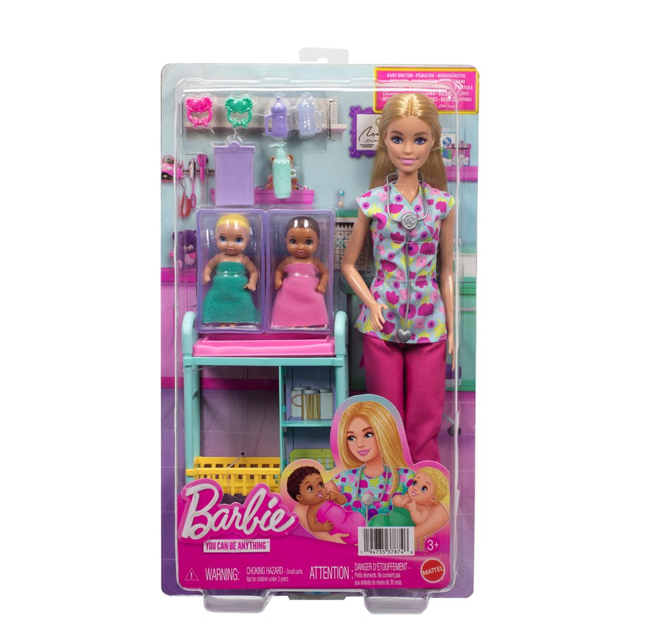 Dukker & Tilbehør - Barbie Career Baby Doctor Set - JMK12