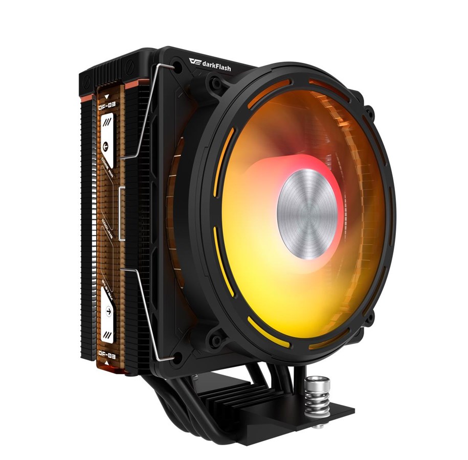 Køling og blæser - Darkflash E400 Active Cooling for Processor - Black - E400 Black