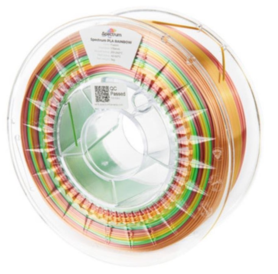 Filament/Resin - 3D-printer - Spectrum 3D Filament / PLA SILK Rainbow / Fusion / ⌀ 1.75 mm / 1 kg - 81016