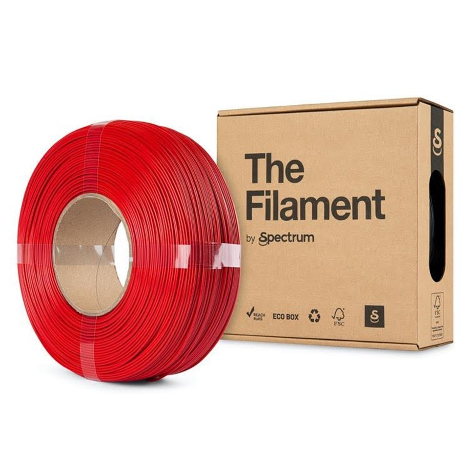 Filament/Resin - 3D-printer - Spectrum The Filament / ReFill PETG / Technical Red / ⌀ 1.75 mm / 1 kg - TF-24061