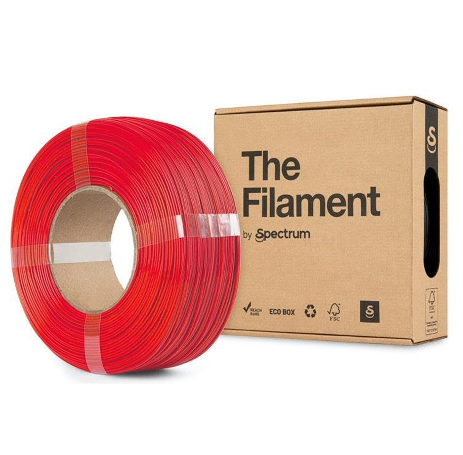Filament/Resin - 3D-printer - Spectrum The Filament / ReFill PLA / Technical Red / ⌀ 1.75 mm / 1 kg - TF-24046