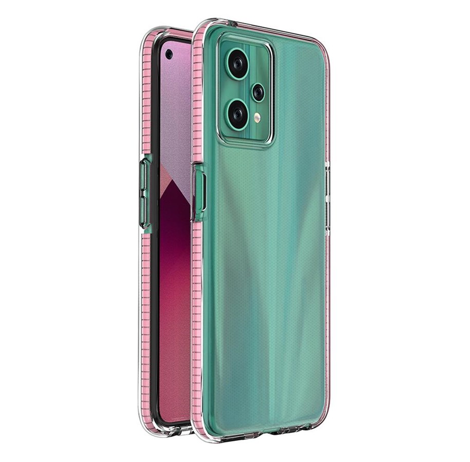 Mobil - Covers & Cases - Hurtel Spring Case for Realme 9 Pro Silicone Cover with Frame Light Pink - 9145576265178