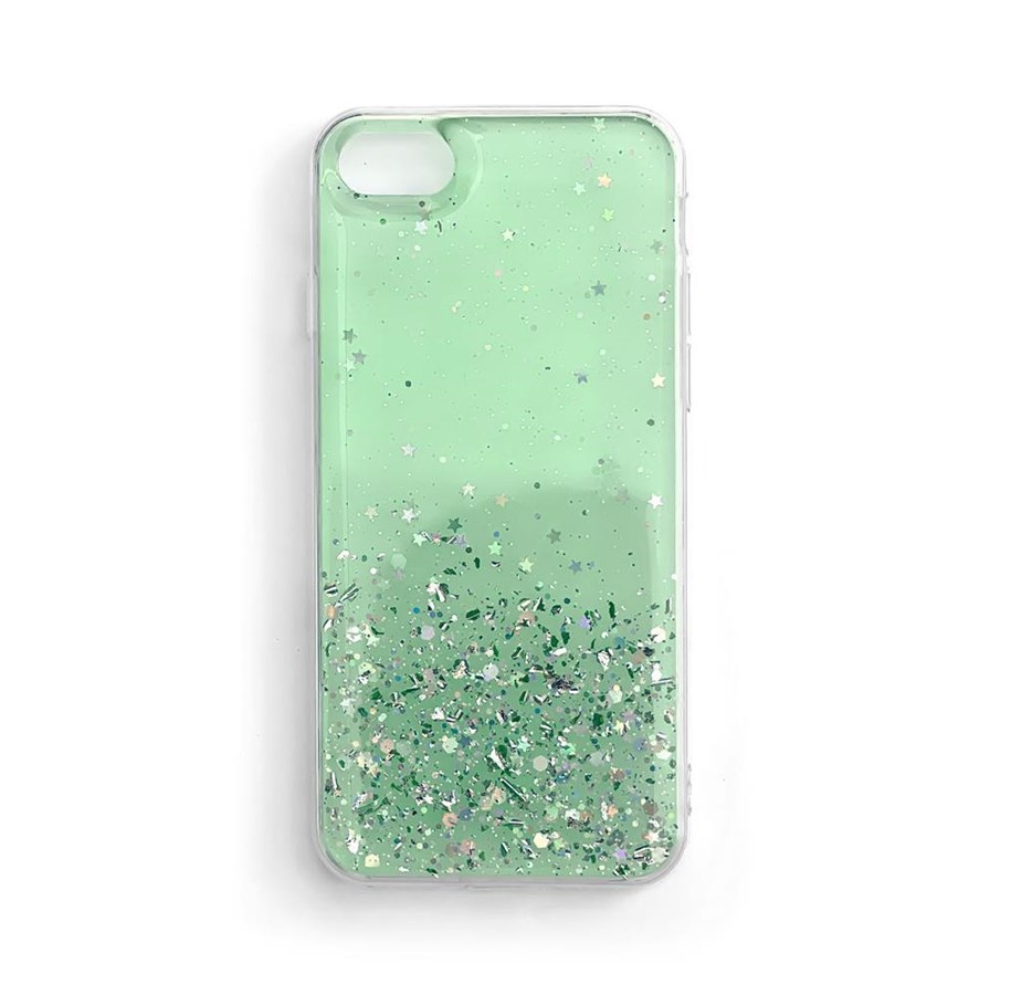 Mobil - Covers & Cases - Wozinsky  Star Glitter Shiny Glitter Cover Cover with Glitter Samsung Galaxy S21+ 5G (S21 Plus 5G) Green - 9111201922709