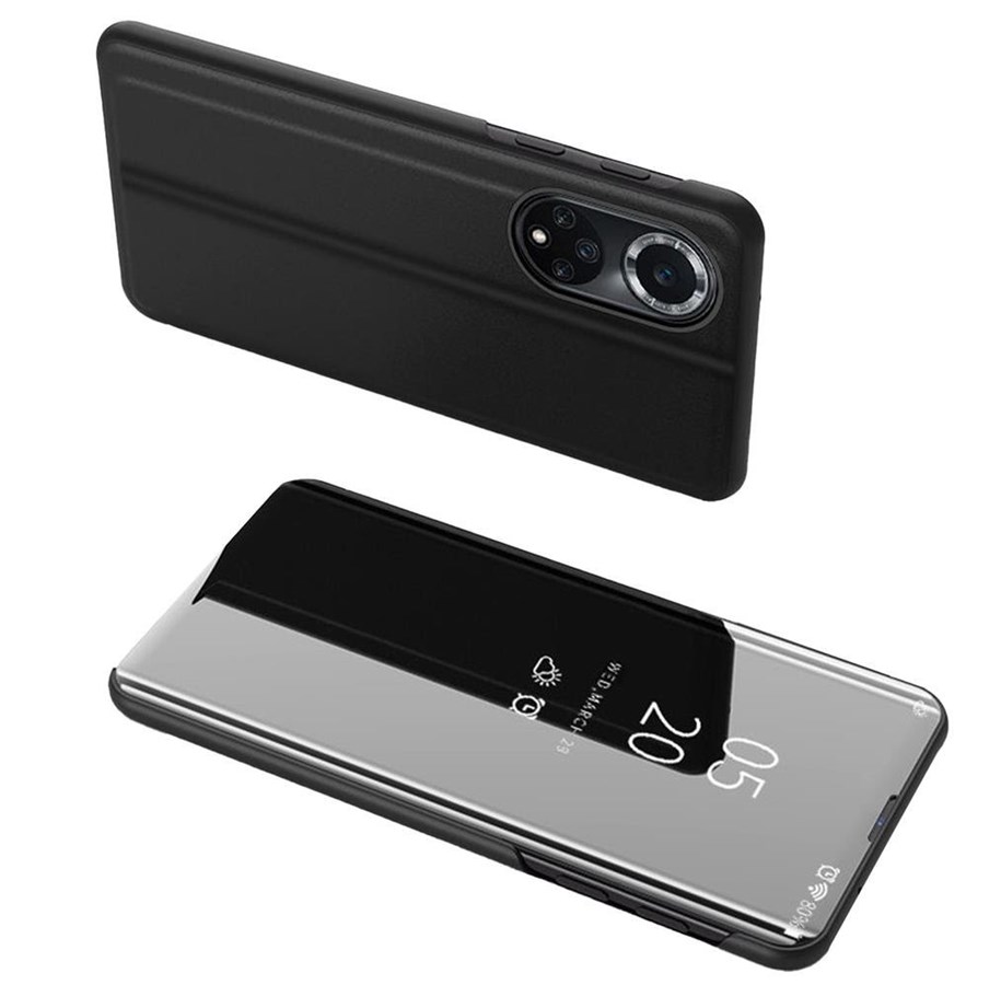 Mobil - Covers & Cases - Hurtel Clear View Case for Huawei Nova 9 Flip Cover Black - 9145576266939