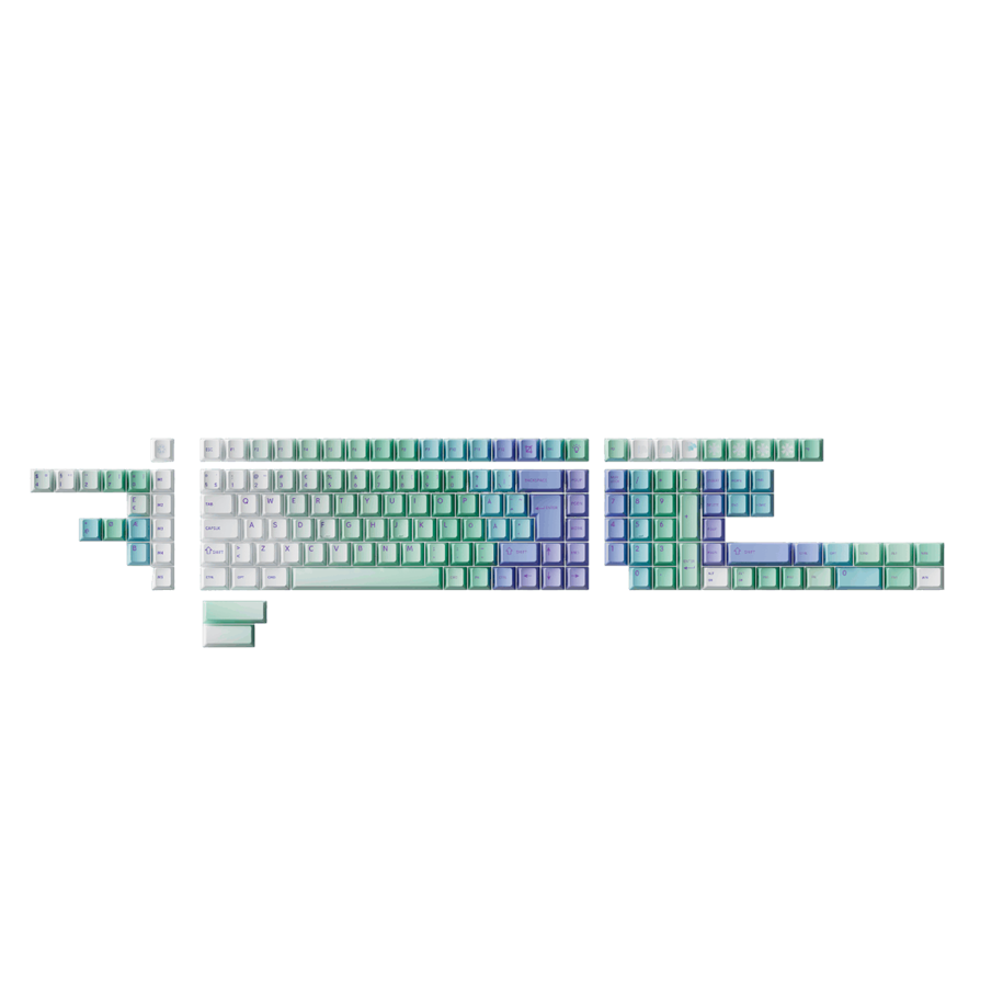 Tastatur - Keychron PBT Full Keycap Set Cloud and Snow - Keycaps - Nordisk - Hvid - PBT-116-BO