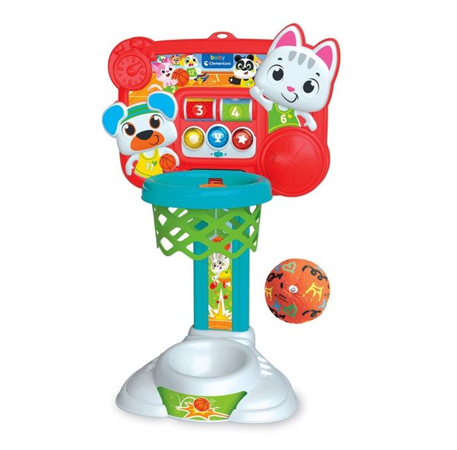 Babylegetøj - Clementoni Baby  Aim and Shoot Basketball - 17589