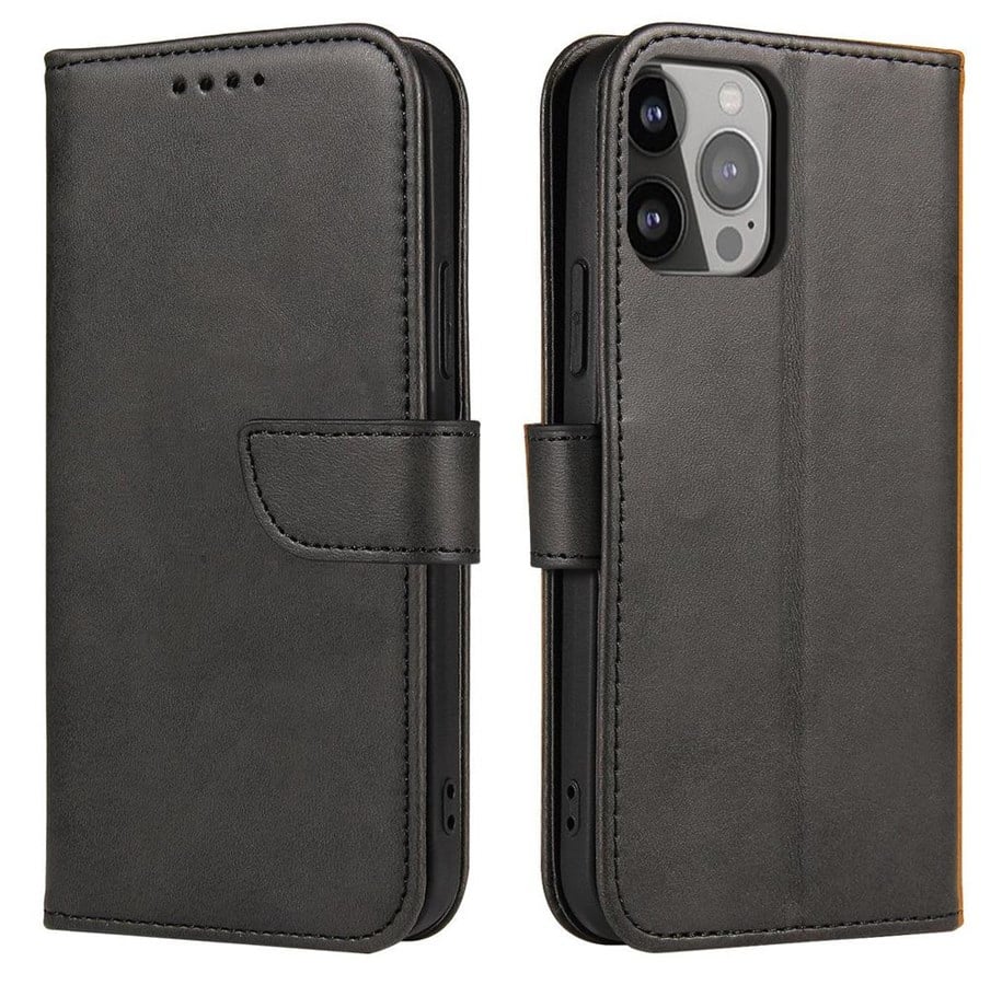 Mobil - Covers & Cases - Hurtel Magnet Case Cover for TCL 20 SE Flip Cover Wallet Stand Black - 9145576270660