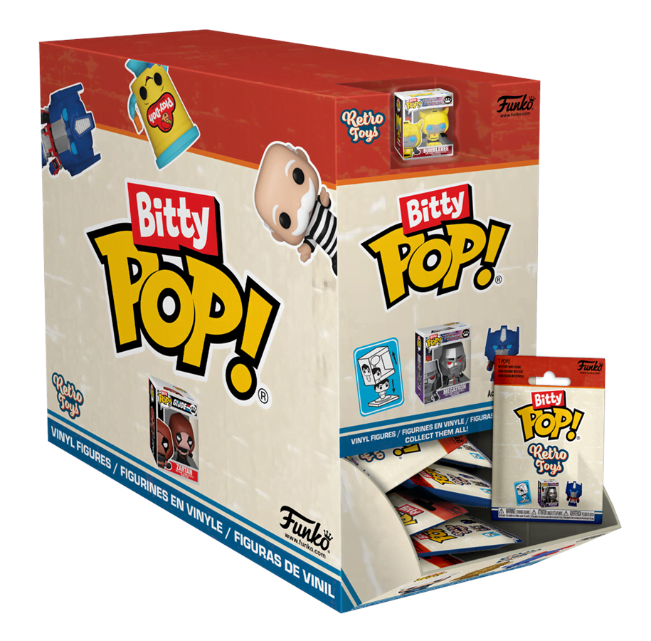 Merchandise - Funko! - Funko Bitty Pop Singles ASS Retro Toys 32PC CDU - Figur - 76397