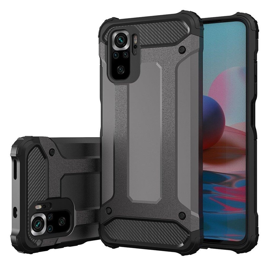 Mobil - Covers & Cases - Hurtel Hybrid Armor Armored Hybrid Case Cover Xiaomi Redmi Note 11 Pro+ 5G (China) / 11 Pro 5G (China) / Mi11i HyperCharge / Poco X4 NFC 5G Black - 5907769339592