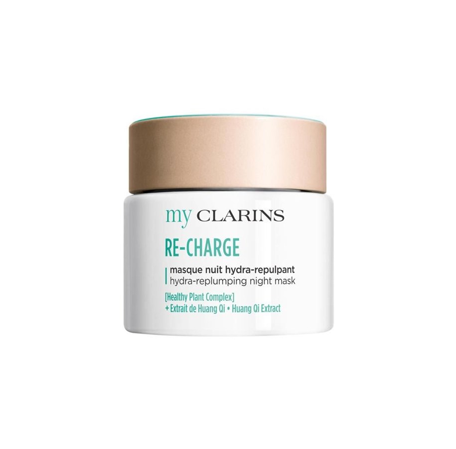 Ansigtspleje - Clarins Re-Charge Plumping Night Cream Mask 50 ml - 3666057192012