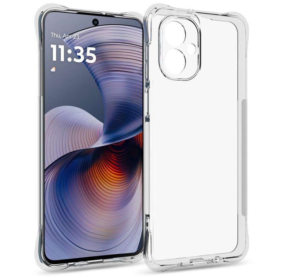 Mobil - Covers & Cases - Tech-Protect  FlexAir Pro Case for Motorola Moto G55 5G - Transparent - 5906302370191