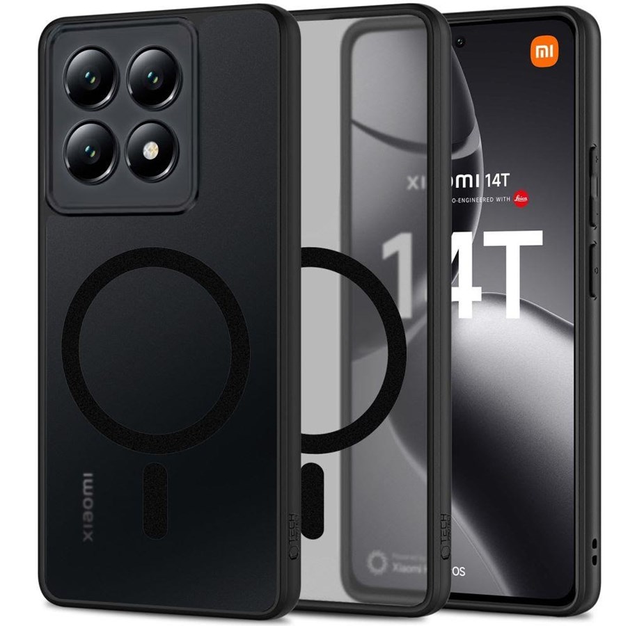 Mobil - Covers & Cases - Tech-Protect MagMat MagSafe Case for Xiaomi 14T - Black - 5906302371341