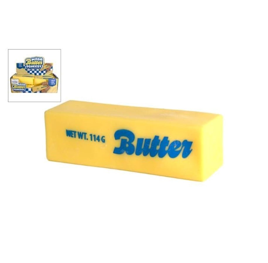 Små gaver til børn - Van Manen XXL Squeeze Saltet smør 13.5 cm - 120207