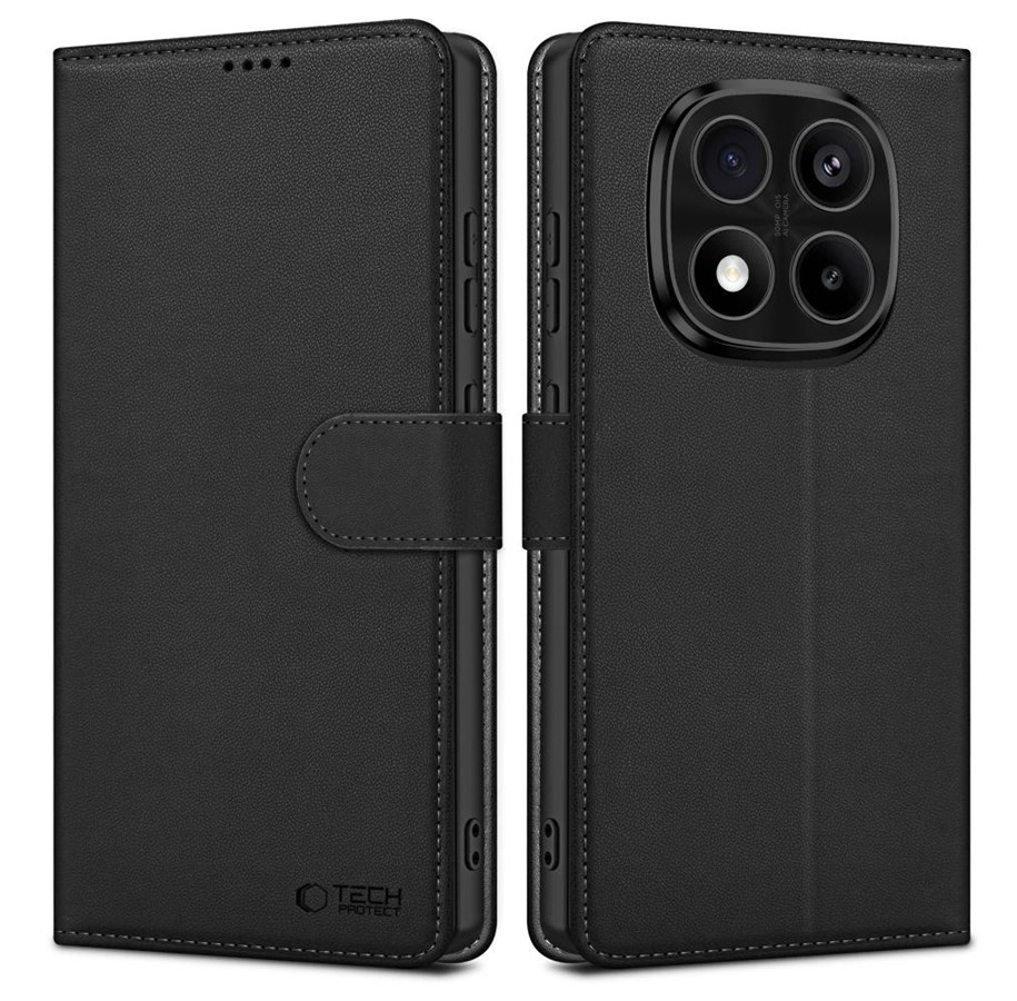 Mobil - Covers & Cases - Tech-Protect Wallet Case for Xiaomi Redmi Note 14 Pro 5G / 14 Pro+ 5G / Poco X7 5G - matt black - 5906302361175