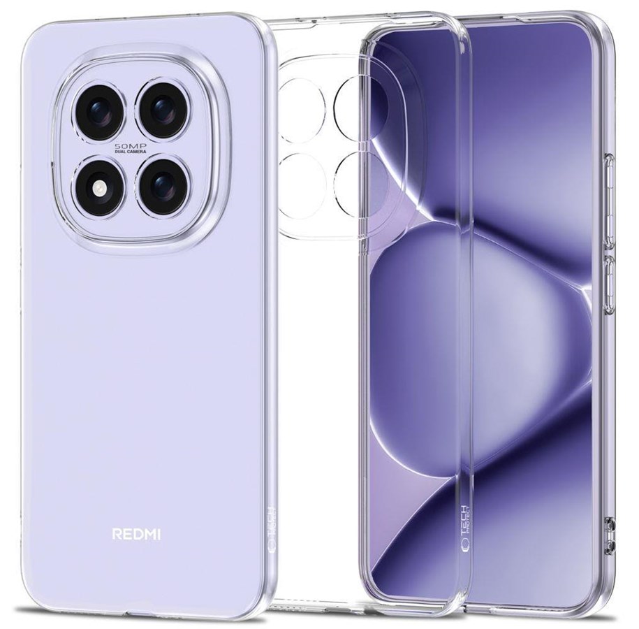 Mobil - Covers & Cases - Tech-Protect  FlexAir Case for Xiaomi Poco M8 Pro / Redmi Note 15 Pro+ 5G - Transparent - 5906302352982
