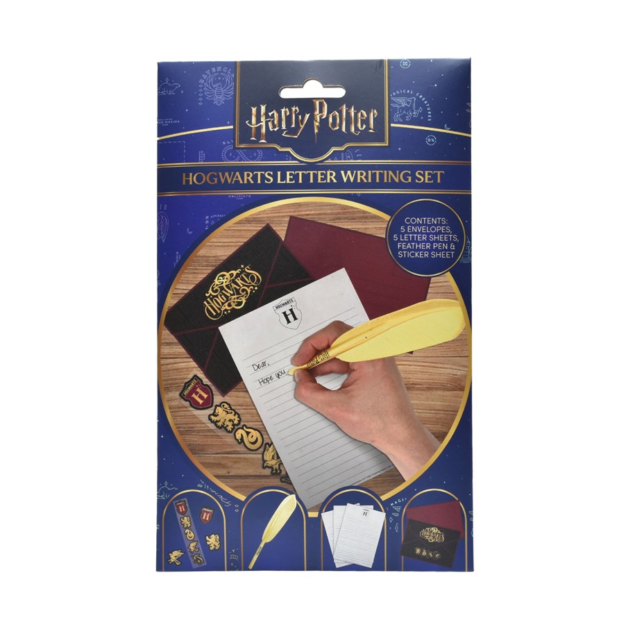 Merchandise - Blue Sky Studios - Harry Potter Letter Writing Set Feather Pen - HP147706