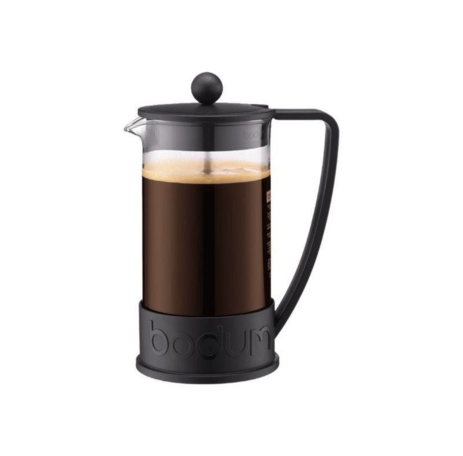 Køkkentilbehør - BODUM Brazil - french press - black - Size 16 x 10.6 cm - Height 22 cm - 1 L - 10938-01