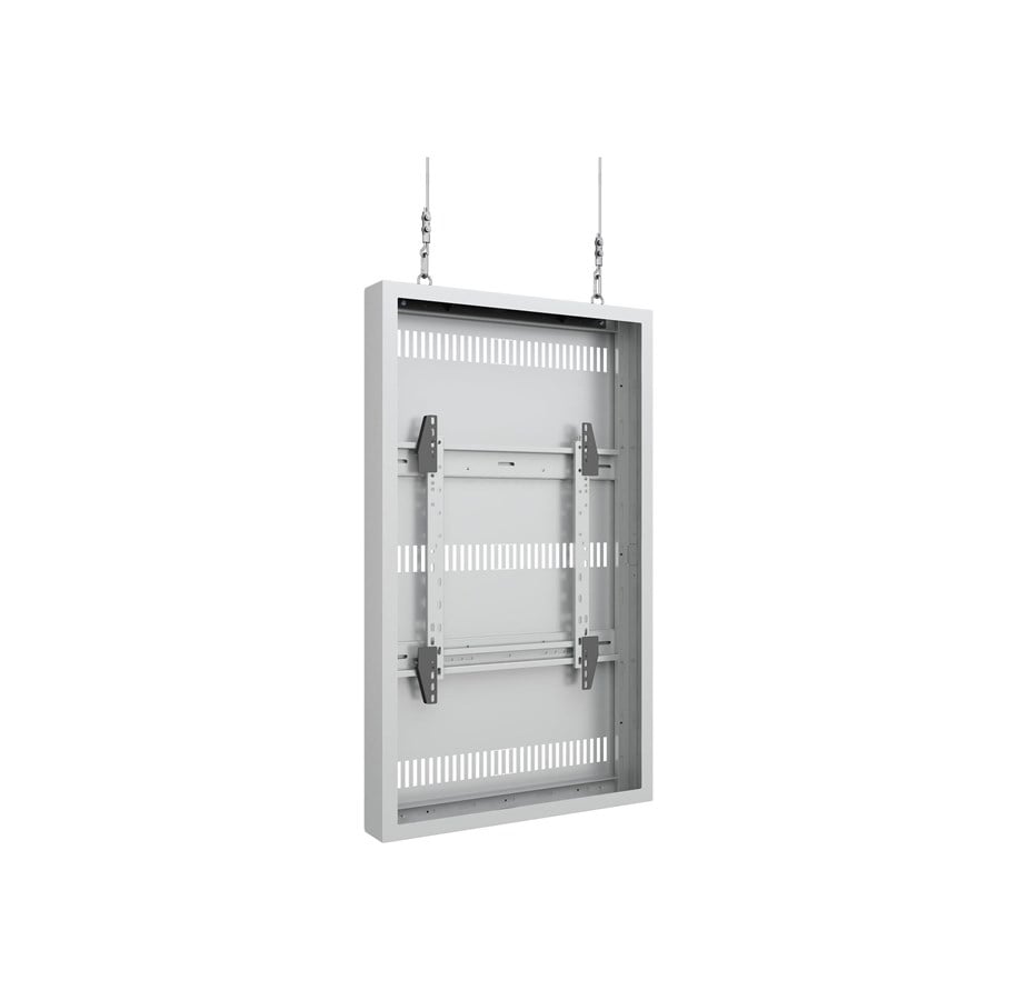 Vægbeslag, AV-Beslag & AV-Møbler - Multibrackets M Pro Series enclosure - medium - for flat panel - high brightness wire - white - Max 50 kg - recommended for 49" - 7340234814794
