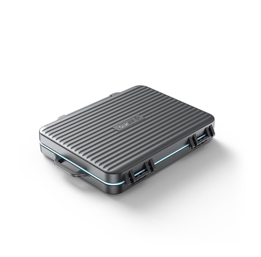 Harddisk - tilbehør - ORICO PHCD Case for Memory Cards and Data Media Black 2.5" SSD 2.5" HDD M.2 SSD SD Micro SD CompactFlash Card Readers - Black - PHCD-3-BK-BP-HU