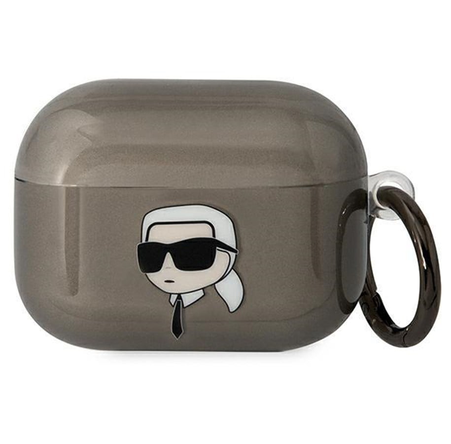 Mobil - Andet Tilbehør - Karl Lagerfeld KLAPHNIKTCK AirPods Pro cover black/black Karl's Head - 3666339088026