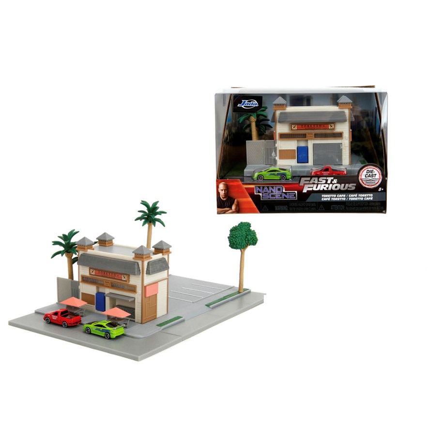 Merchandise - Jada Toys - F&F Toretto´s Café NanoScene - 9334914314R00