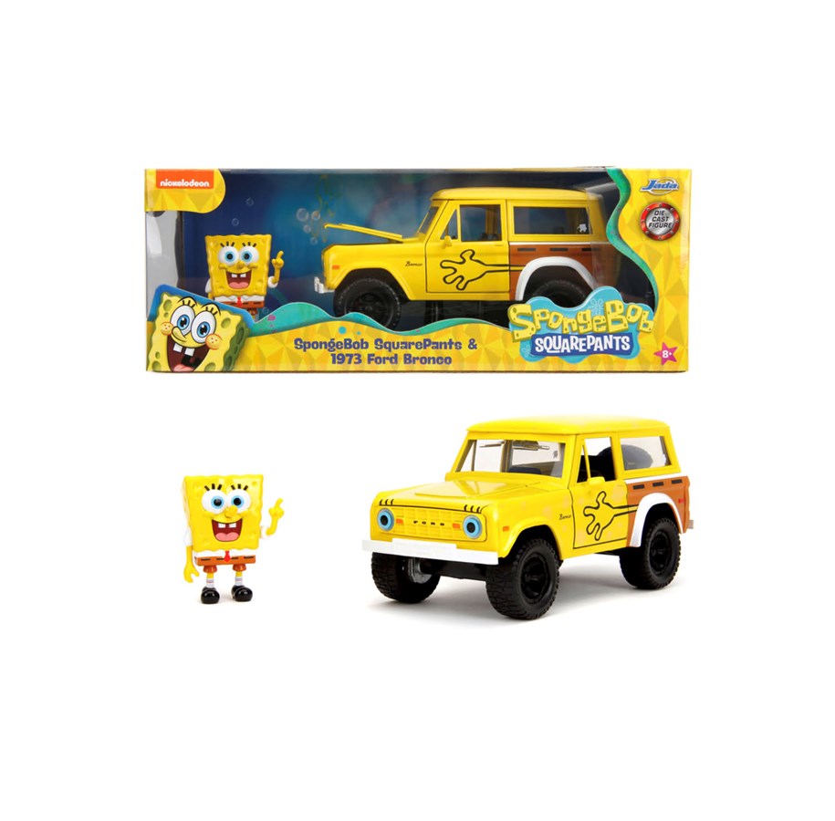 Merchandise - Jada Toys - Sponge Bob 1973 Ford Bronco 1:24 - 9335467314R00